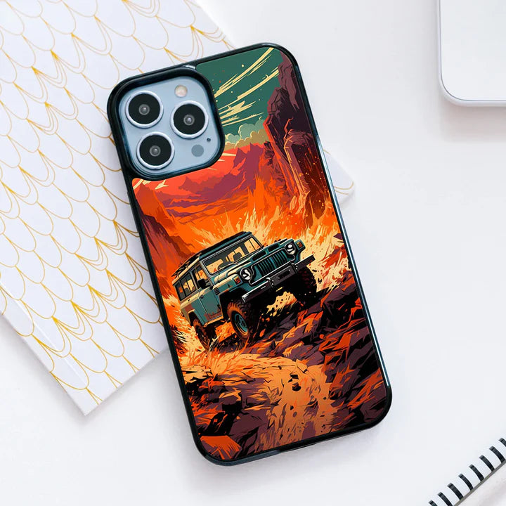 AMGREEN Jeep Offroad - HQ Ultra Shine Premium Glass Phone Case All Models